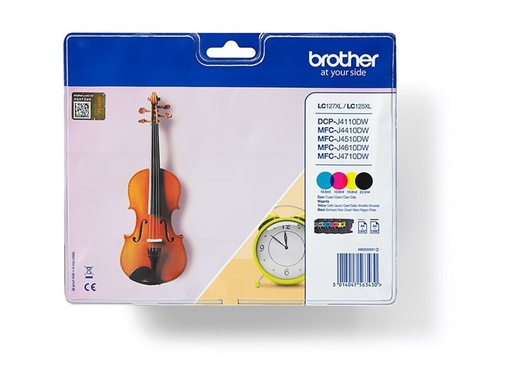 [LC127XLVALBP] Brother LC127XL Value Pack - 4er-Pack - mit hoher