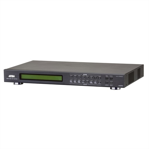 [VM5808H] ATEN 8 x 8 HDMI Matrix Switch mit Videowall & Scaler - Skalierungs-Matrix-Schalter - 6,75 Gbit/s - 225 MHz - 1920 x 1080 Pixel - Schwarz - Metall