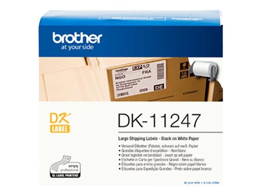 [DK11247] Brother DK-11247 - Schwarz auf Weiß - 103 x 164 mm 180 Etikett(en) (1 Rolle(n)