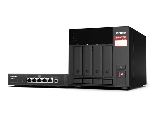 [TS-473A-SW5T] QNAP TS-473A - NAS-Server - 4 Schächte - SATA