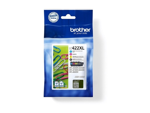 [LC422XLVAL] Brother LC422XL - 4er-Pack - Schwarz, Gelb, Cyan