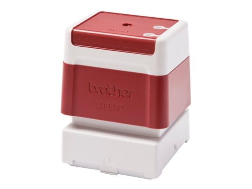 [PR4040R6P] Brother 4040 - Stempel - vorgetränkt - Rot - Benutzerdefinierter Text - 40 x 40 mm (Packung mit 6)