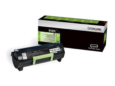 [51F2H00] Lexmark 512H - Hohe Ergiebigkeit - original - Tonerpatrone LCCP, LRP