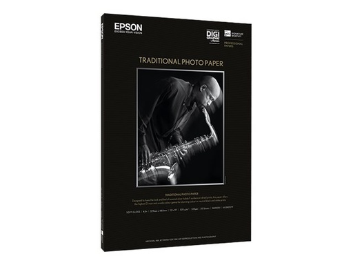 [C13S045050] Epson Traditional Photo Paper - A4 (210 x 297