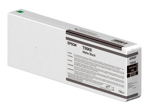[C13T55K80N] Epson T55K8 - 700 ml - mattschwarz - original