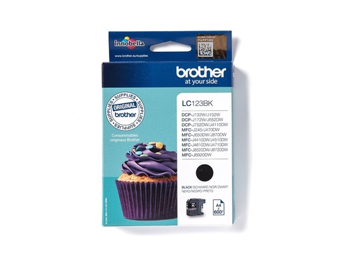 [LC123BK] Brother LC123BK - Hohe Ergiebigkeit - Schwarz