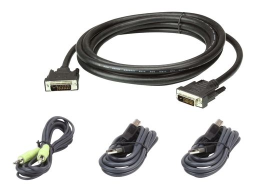 [2L-7D03UDX4] ATEN 2L-7D03UDX4 - Tastatur- / Video- / Maus- (KVM-)