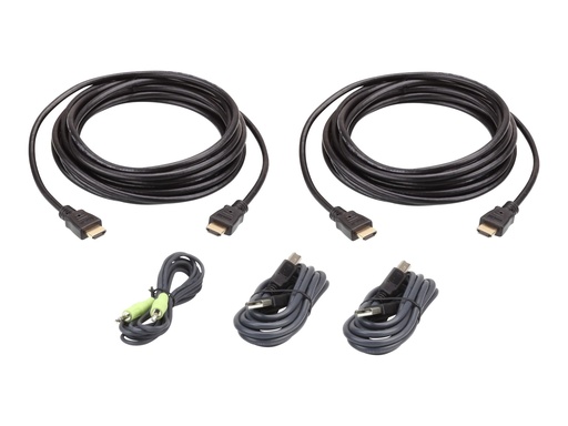 [2L-7D03UHX5] ATEN Video-/Audio-/Datenkabel-Kit - TAA-konform
