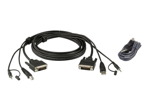 [2L-7D02UDX2] ATEN 2L-7D02UDX2 - Tastatur- / Video- / Maus- (KVM-)