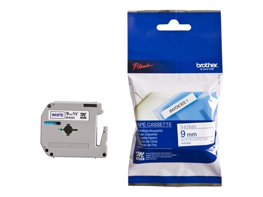 [MK223BZ] Brother M-K223B - Blau auf weiss - M - China - 5 Jahr(e) - Brother - P-Touch PT-55 - PT-65 - PT-75 - PT-85 - PT-BB4
