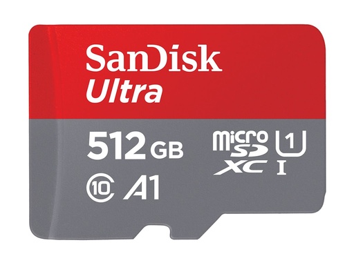 [SDSQUAC-512G-GN6MA] SanDisk Ultra - Flash-Speicherkarte (microSDXC-an-SD-Adapter inbegriffen)