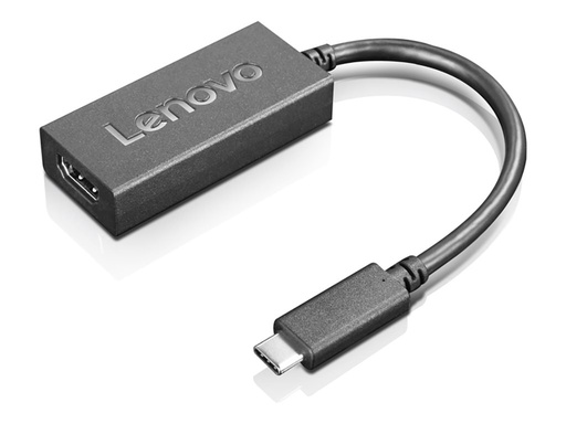 [4X90R61022] Lenovo Videoadapter - USB-C männlich zu HDMI weiblich - 24 cm - Schwarz - Unterstützung für 4K60Hz (3840 x 2160)