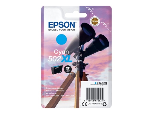 [C13T02W24010] Epson 502XL - 6.4 ml - mit hoher Kapazität