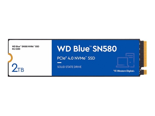 [WDS200T3B0E] WD Blue SN580 WDS200T3B0E - SSD - 2 TB - intern - M.2 2280 - PCIe 4.0 x4 (NVMe)