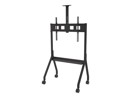 [PR565] Peerless AV - Wagen - für interaktives Flachfeld- / LCD-Display - Stahl - Schwarz - Bildschirmgröße: 139.7-190.5 cm (55"-75")