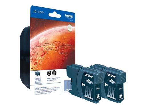 [LC1100HYBKBP2] Brother LC1100HYBKBP2 - Mit hoher Kapazität