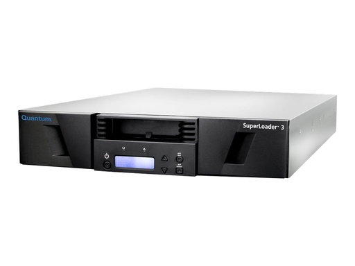 [EC-LLPAE-YE-C] Quantum SuperLoader 3 - Tape Autoloader - 12 TB / 24 TB - Steckplätze: 8 - LTO Ultrium (1.5 TB / 3 TB)