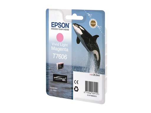 [C13T76064N10] Epson T7606 - 25.9 ml - Vivid Light Magenta