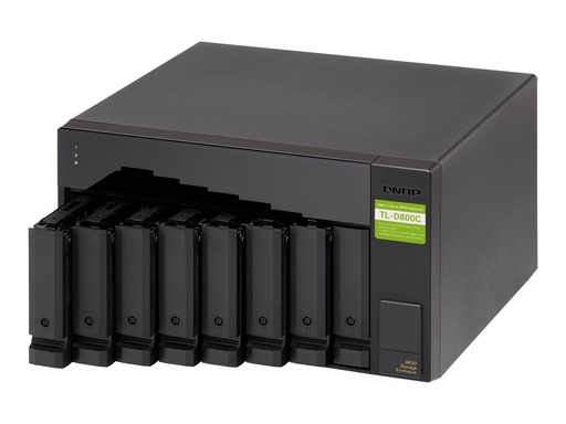 [TL-D800C] QNAP TL-D800C - Festplatten-Array - 8 Schächte (SATA-600)