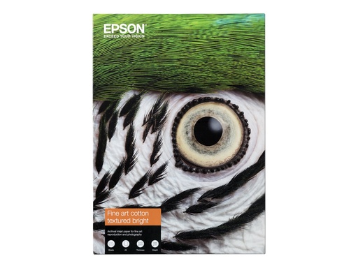 [C13S450288] Epson Fine Art - Baumwolle - matt - 515 Mikron - Helle Struktur - A4 (210 x 297 mm)