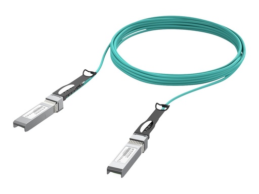 [UACC-AOC-SFP10-5M] Ubiquiti 10GBase-AOC direct attach cable - SFP+ zu SFP+ - 5 m - 3 mm - Glasfaser - Active Optical Cable (AOC)