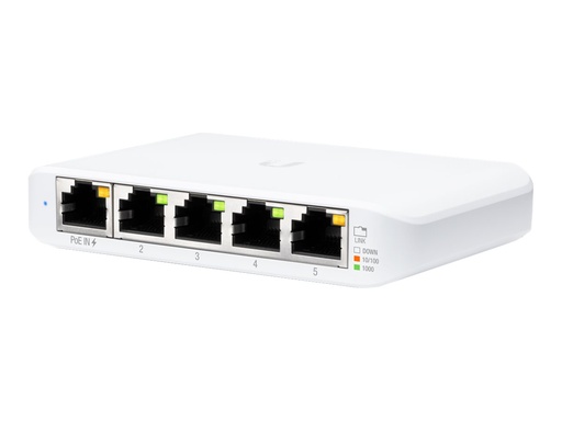 [USW-FLEX-MINI] Ubiquiti UniFi Switch USW Flex Mini - Switch - Smart - 4 x 10/100/1000 + 1 x 10/100/1000 (PoE+)