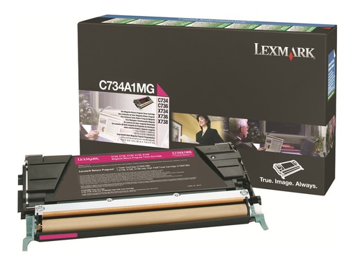 [C734A1MG] Lexmark Magenta - original - Tonerpatrone LCCP, LRP