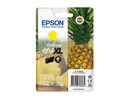 [C13T10H44010] Epson 604XL Singlepack - 4 ml - XL - Gelb - original