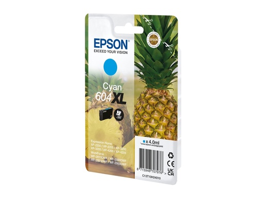 [C13T10H24020] Epson 604XL - 4 ml - Cyan - original - Blister
