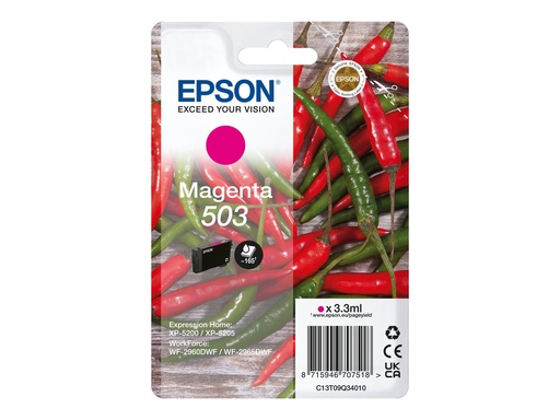 [C13T09Q34020] Epson 503 - 3.3 ml - Magenta - original - Blister