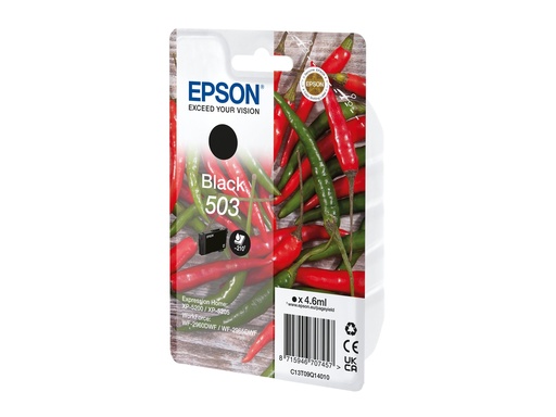 [C13T09Q14020] Epson 503 - 4.6 ml - Schwarz - original - Blister