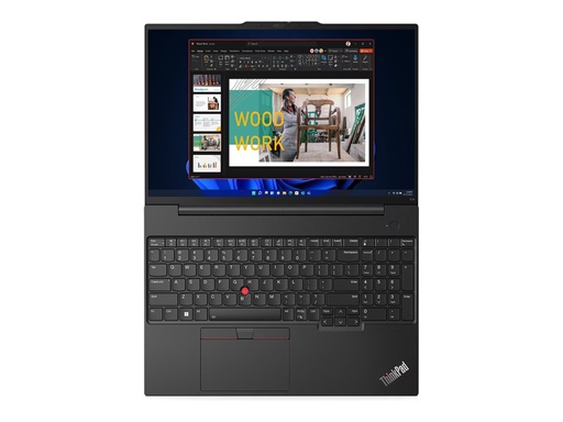 [21JT0009GE] Lenovo ThinkPad E16 Gen 1 21JT - AMD Ryzen 5 7530U / 2 GHz - Win 11 Pro - Radeon Graphics - 8 GB RAM - 256 GB SSD TCG Opal Encryption 2, NVMe - 40.6 cm (16")