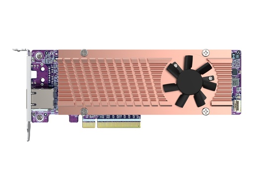 [QM2-2P410G1T] QNAP QM2-2P410G1T - Speicher-Controller mit 10GBASE-T Port - M.2 - PCIe 4.0 x4 (NVMe)