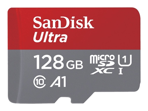 [SDSQUAB-128G-GN6FA] SanDisk Ultra - Flash-Speicherkarte (microSDXC-an-SD-Adapter inbegriffen)