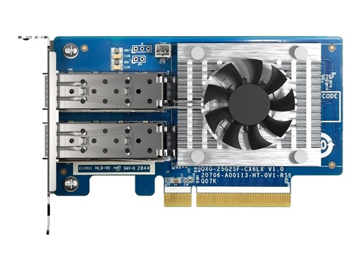 [QXG-25G2SF-CX6] QNAP QXG-25G2SF-CX6 - Netzwerkadapter - PCIe