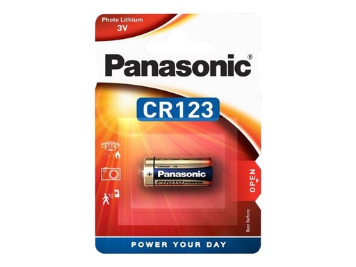 [2B222599] Panasonic Photo Power CR-123AL - Batterie CR123
