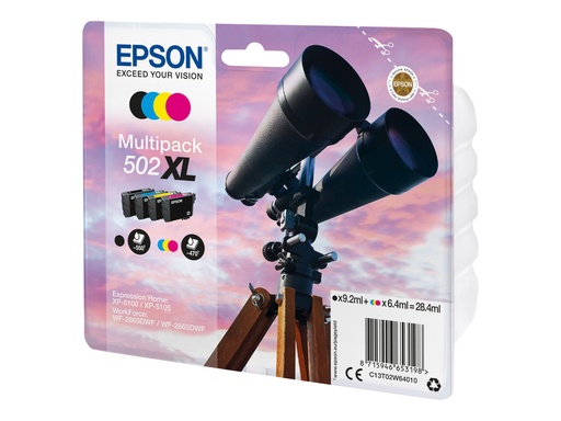 [C13T02W64020] Epson 502XL Multipack - 4er-Pack - 28.4 ml
