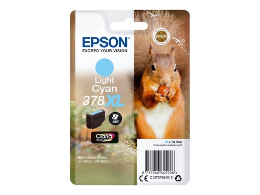 [C13T37954020] Epson 378XL - 10.3 ml - XL - hell Cyan - original