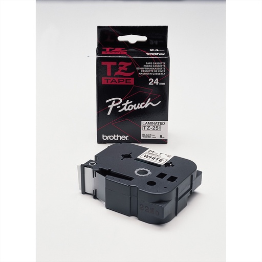 [TZE251] Brother TZE-251 - Schwarz auf weiss - TZe - Weiß - Philippinen - 5 Jahr(e) - 2,4 cm