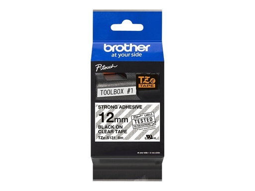 [TZES131] Brother Tape black on clear TZeS131 TZ 1 pc s