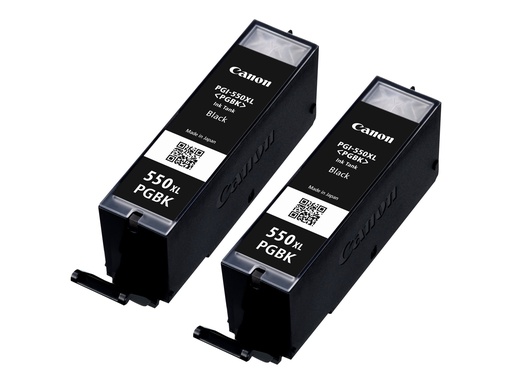 [6431B005] Canon PGI-550PGBK XL Twin pack - 2er-Pack - 15