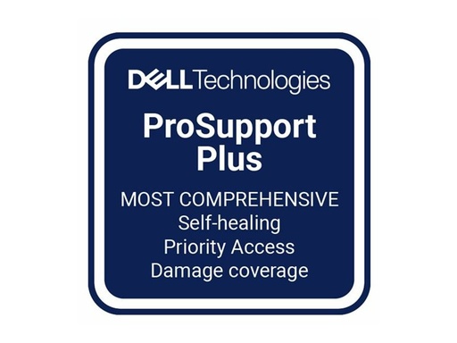 [L3SL3_3PS5PSP] Dell Erweiterung von 3 jahre ProSupport auf 5 jahre ProSupport Plus - Serviceerweiterung - Arbeitszeit und Ersatzteile (für Notebooks)