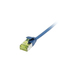 [S217339V3] Synergy 21 Patchkabel RJ45 Cat6a 500Mhz blau U/FTP slimline rund d - Kabel - Netzwerk