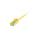 [S217372V3] Synergy 21 Patchkabel RJ45 CAT6A 500Mhz gelb U/FTP slimline rund d - Kabel - Netzwerk