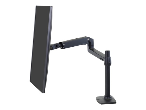 [45-537-224] Ergotron Befestigungskit (Gelenkarm, hohe Säule, 2-teilige Tischklemme) - für Monitor - Aluminium - mattschwarz - Bildschirmgröße: bis zu 86,4 cm (bis zu 34 Zoll)