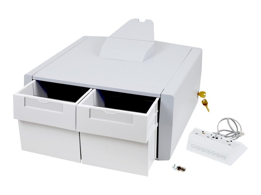 [97-977] Ergotron Primary Double Tall Drawer - Montagekomponente (2 Schubladen Modul, Schubladen-Trennelement)