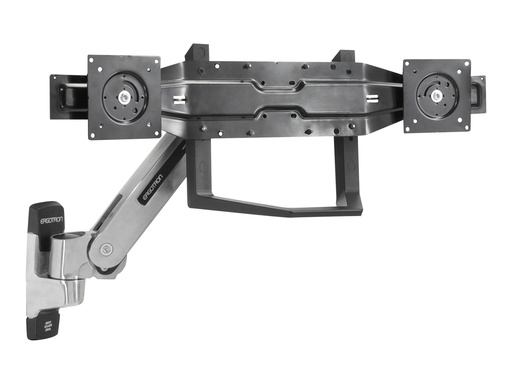 [97-718-009] Ergotron Montagekomponente (Griff, Halterung für zwei Monitore) - für 2 LCD-Displays - Schwarz - Bildschirmgröße: 56-66 cm (22"-26")