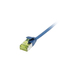 [S217331V3] Synergy 21 Patchkabel RJ45 CAT6A 500Mhz blau U/FTP slimline rund d - Kabel - Netzwerk