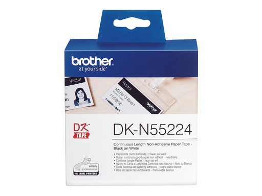 [DKN55224] Brother DKN55224 - Papier - Schwarz auf Weiß - Rolle (5,4 cm x 30,5 m)
