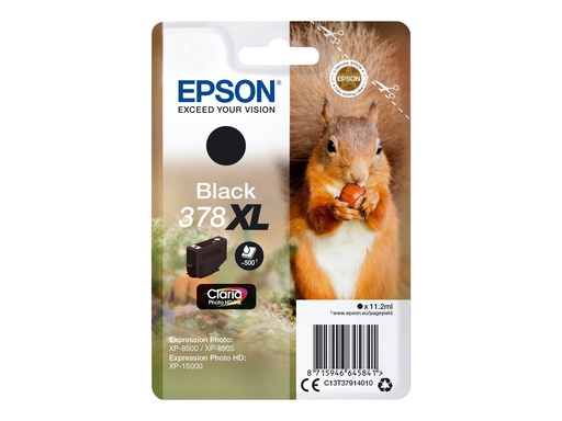 [C13T37914010] Epson 378XL - 11.2 ml - XL - Schwarz - original